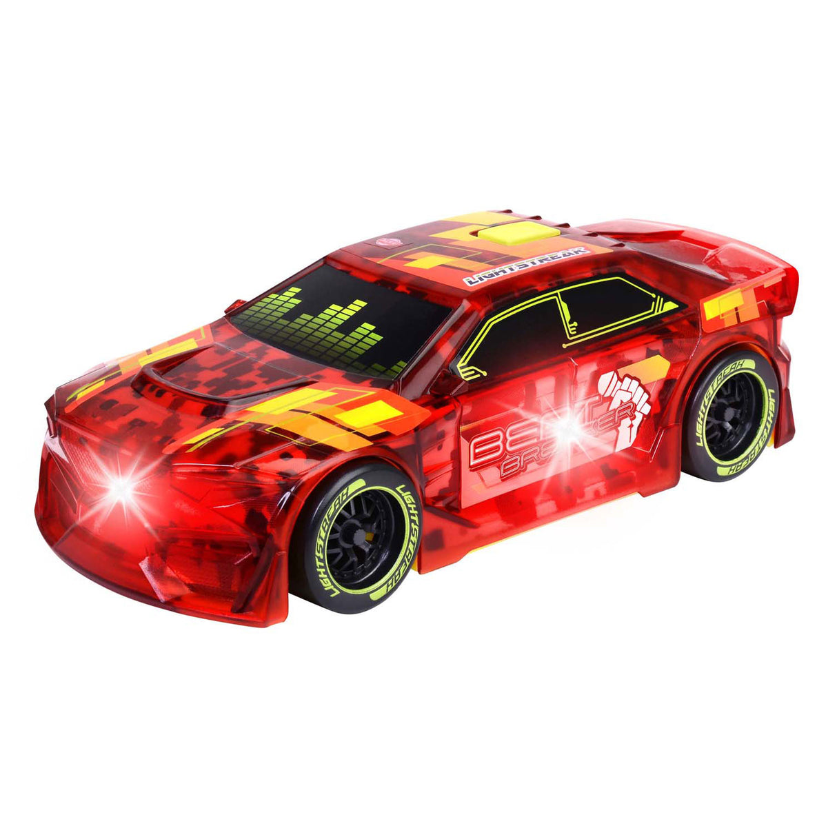 Dickie beat breaker coche de carreras rojo