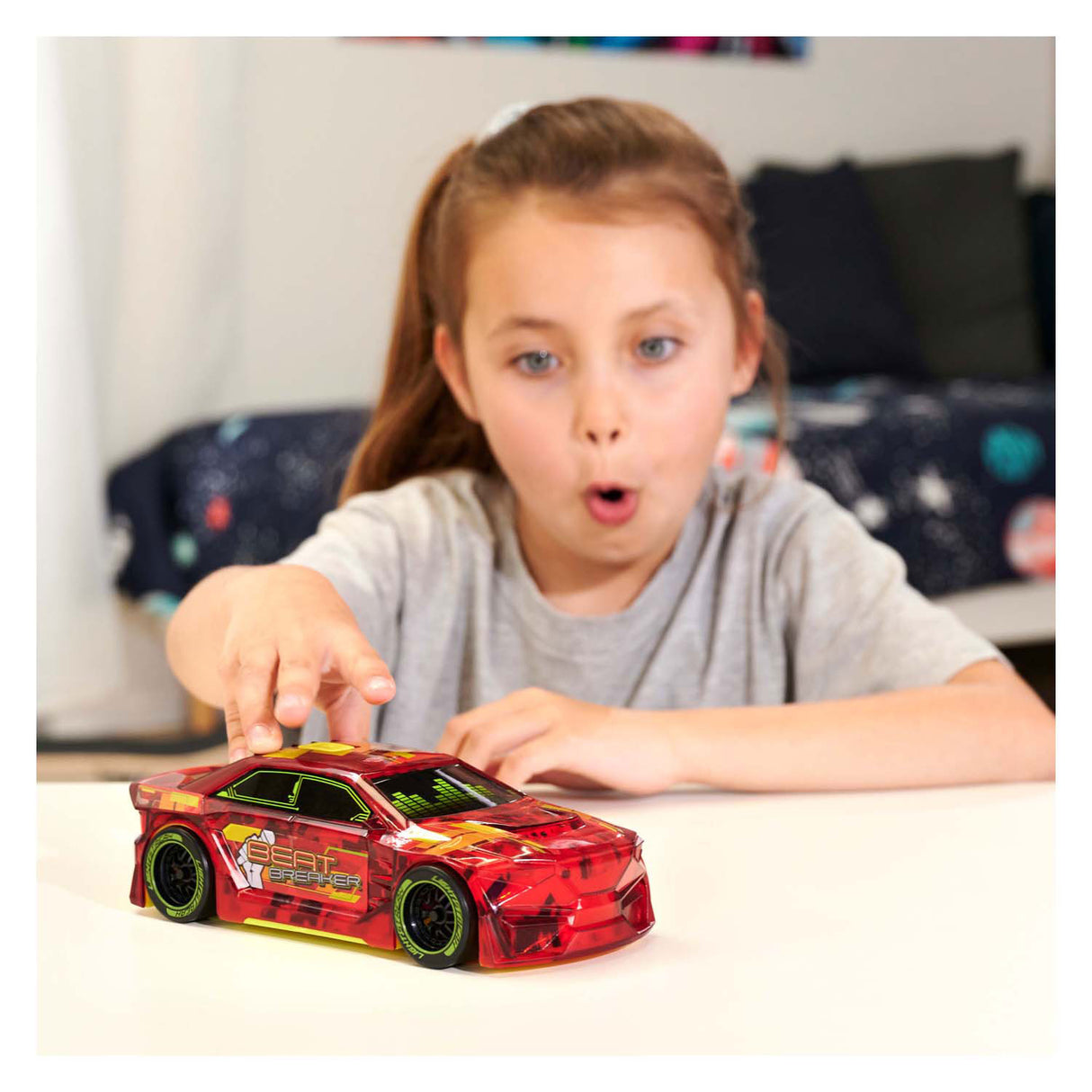 Dickie beat breaker coche de carreras rojo