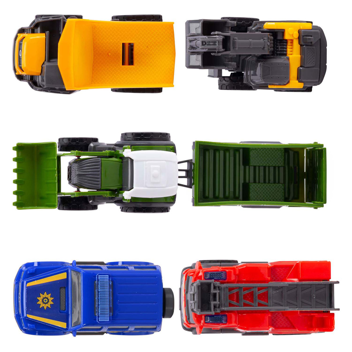 Dickie Micro City Team Gefierer, 6 Stéck.