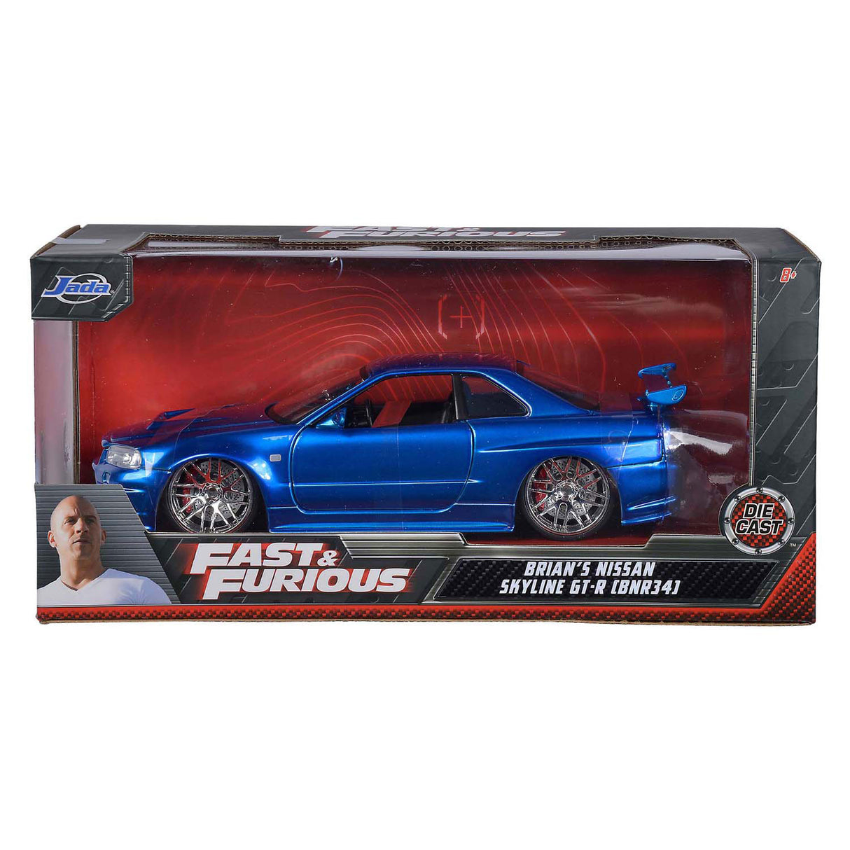 Jada toys jada fast furious 2002 nissan skyline 1:24