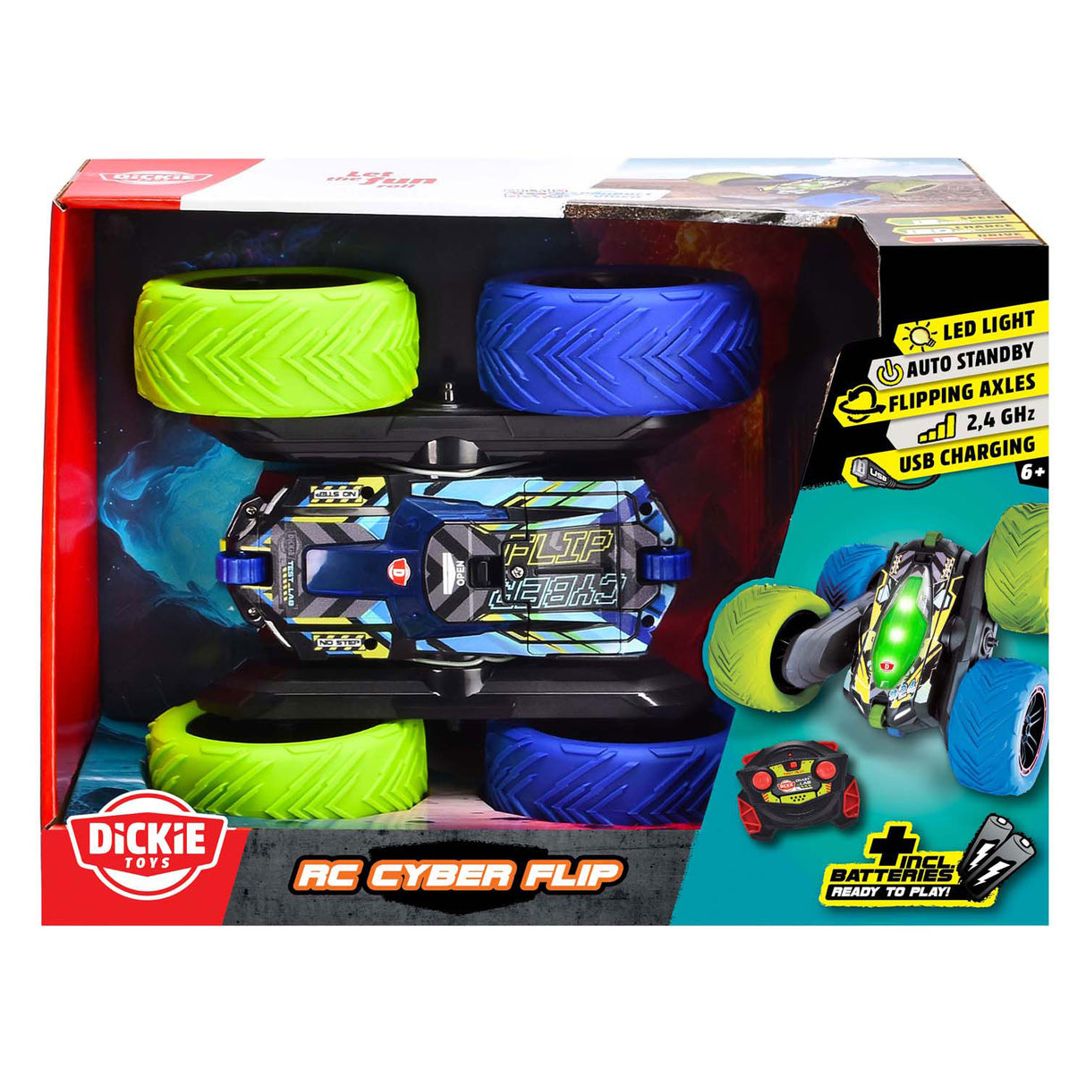 Dickie rc cyber flip, rtr