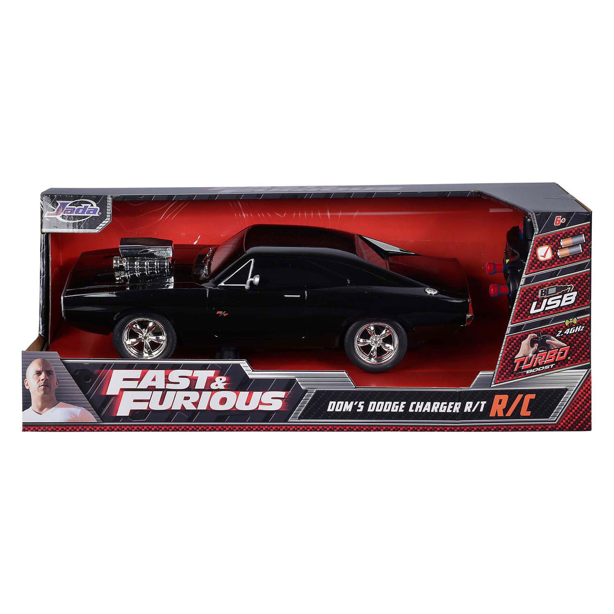 Jada toys Jada Fast Furious RC 1970 Dodge Charger 1:16