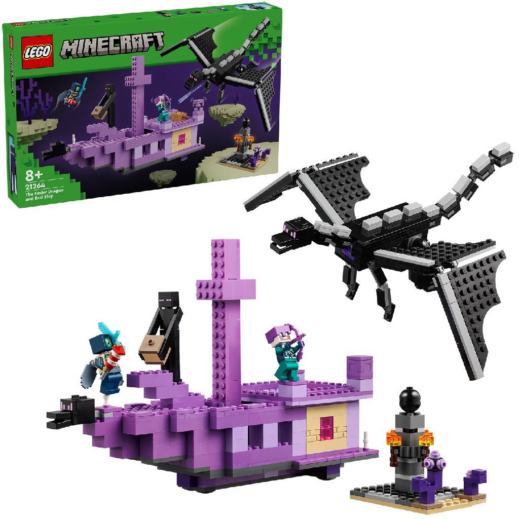 Lego 21264 Minecraft The Ender Dragon and End Ship