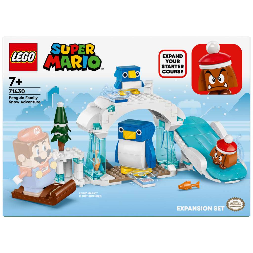 Tacar Leathnaithe Lego LEGO Super Mario 71430: Eachtraíochta Sneachta le Penguin agus Teaghlach