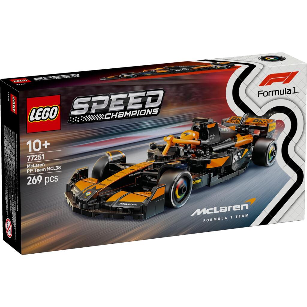 Lego speed champions 77251 mclaren f1 team mcl38 racing car