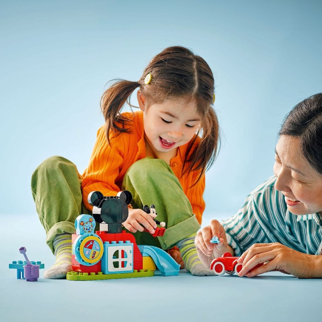 Lego Duplo 10454 Disney Mickey Mouse Clubtheach agus Gluaisteán