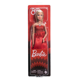 Barbie fab doll 80th anniversary ruby red