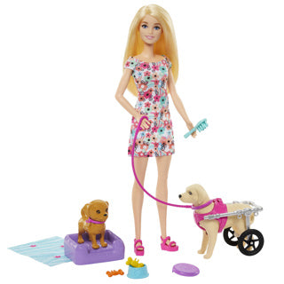Mattel avec duo de chiens