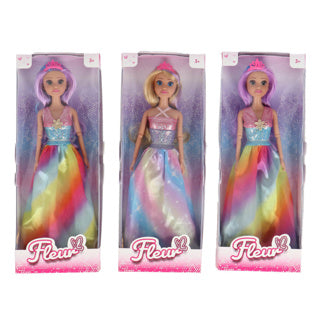 Fleur doll rainbow princess 2 assorted