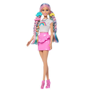 Barbie fab rainbow sparkle hair play