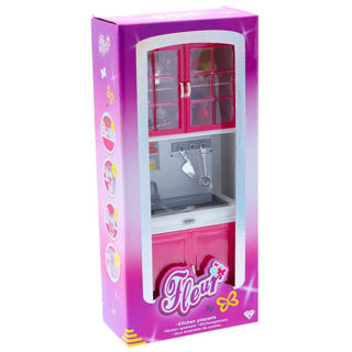 Zestaw kuchenny Fleur, zlewozmywak i szafki kuchenne