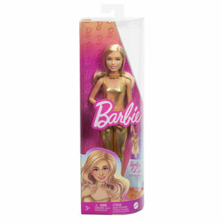 Barbie fashionista doll golden dreams