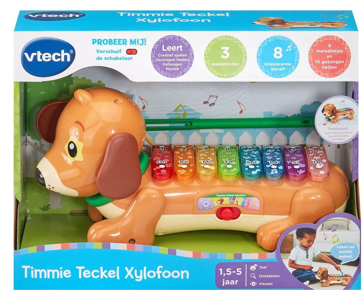 Vtech Timmie Deckel xylophone avec lumière et son