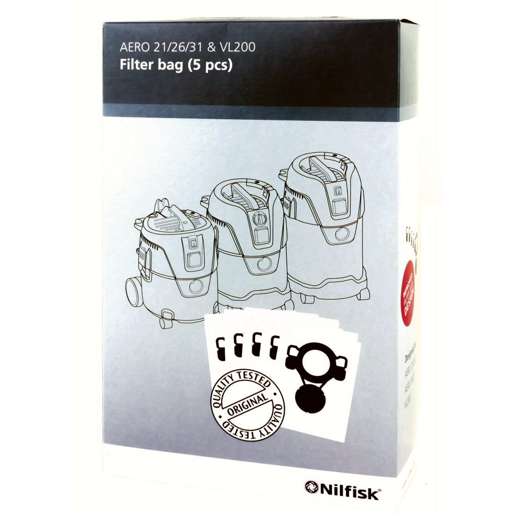 Nilfisk 107419590 5 aero vacuum cleaner bags