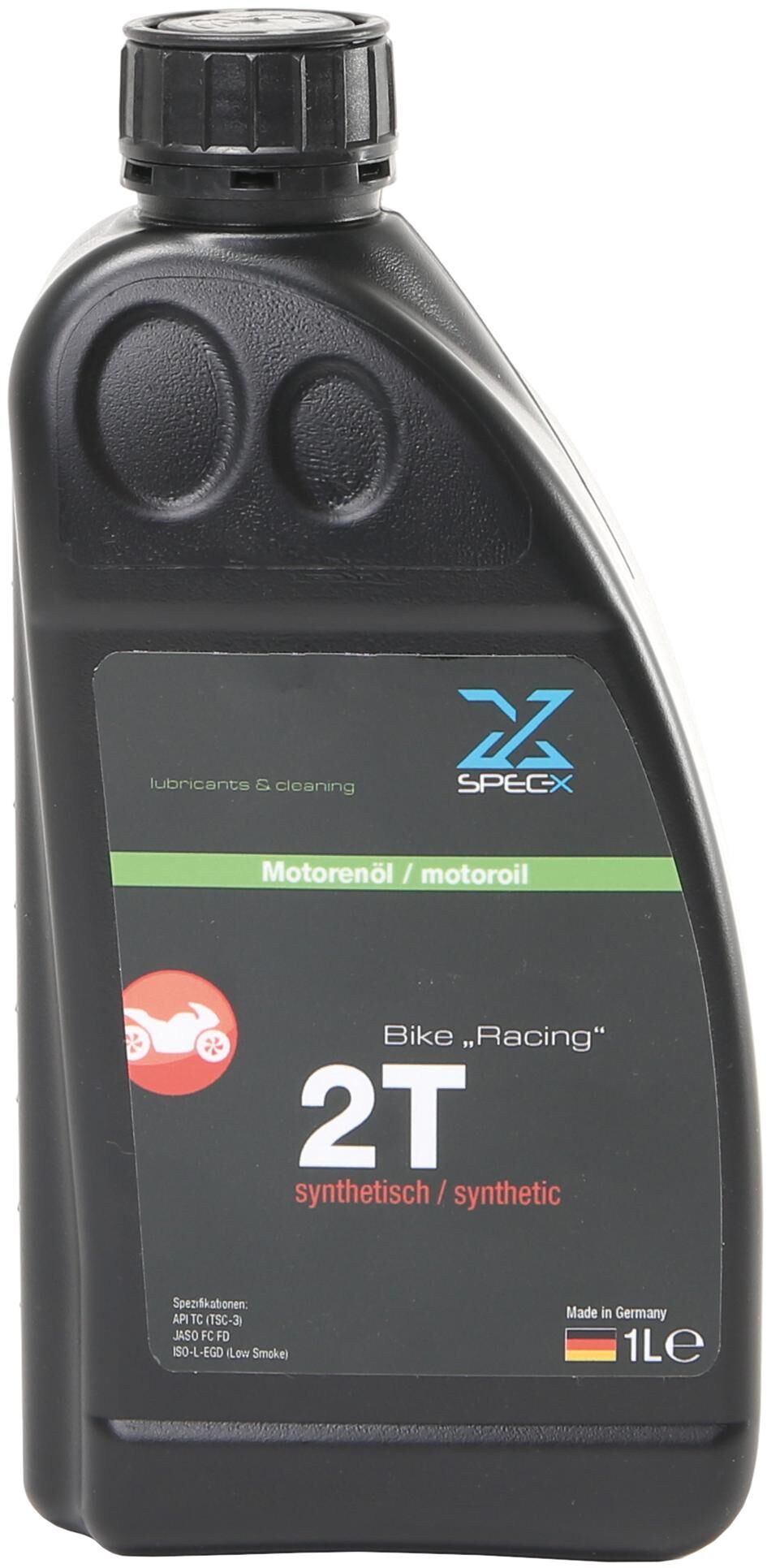 Spec-x motorolie bike 2t racing motor oil 2t racing 1l bike