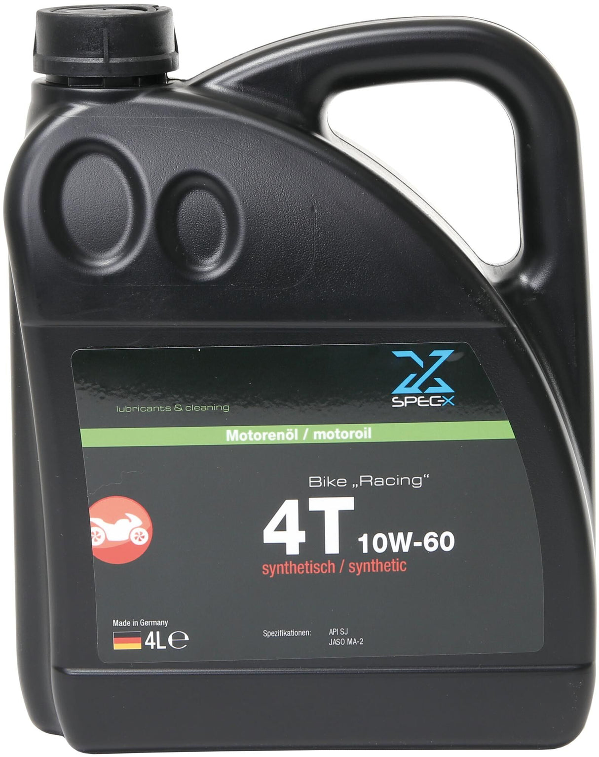 Spec-x motor oil bike 4t racing motor oil 4t 10w-60 raci 4l bike