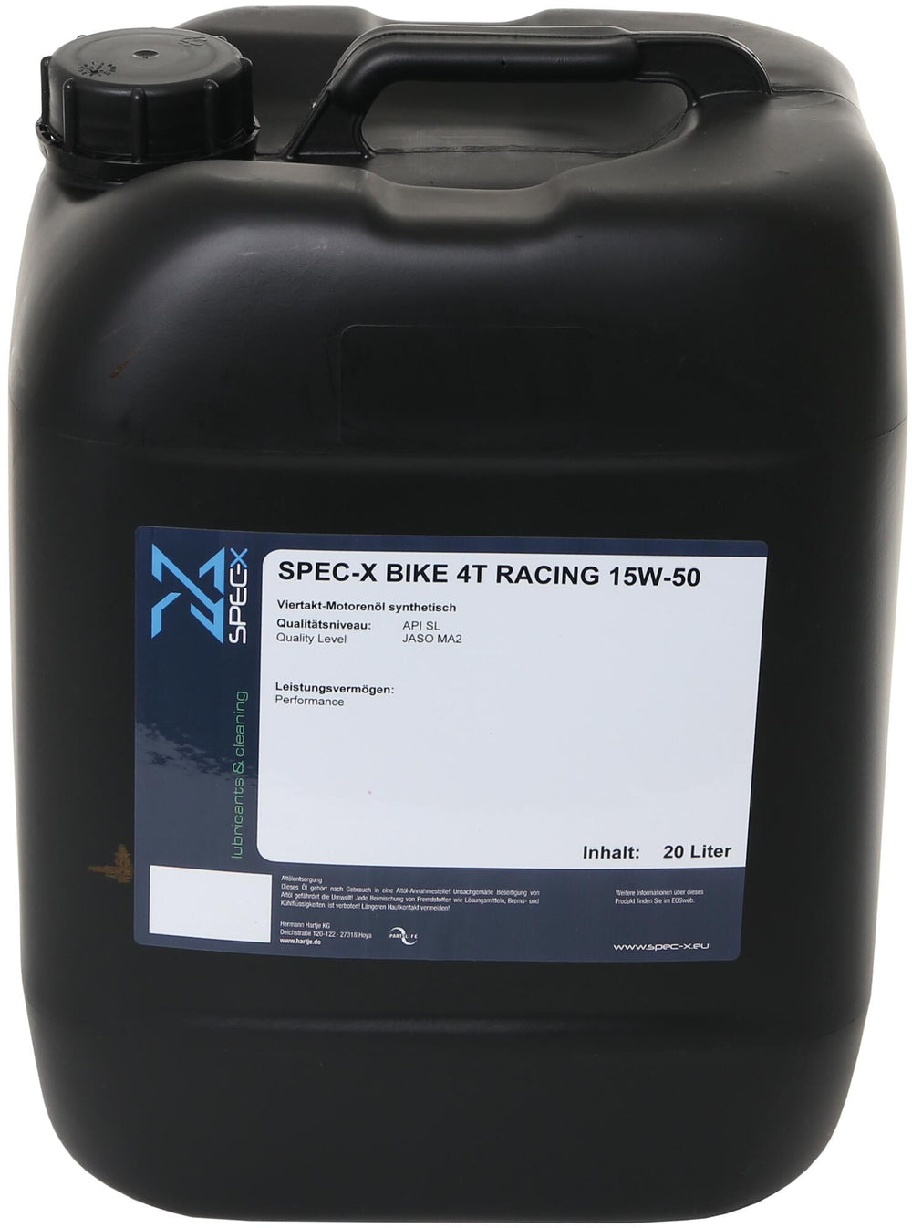 Spec-x motor oil bike 4t racing motor oil 4t 15w-50 raci 20l bike