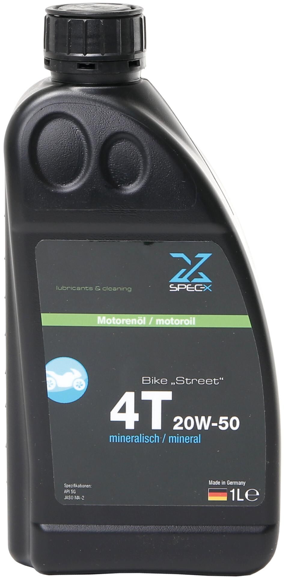 Spec-x motorolie bike 4t street motor oil 4t 20w-50 stre 1l bike