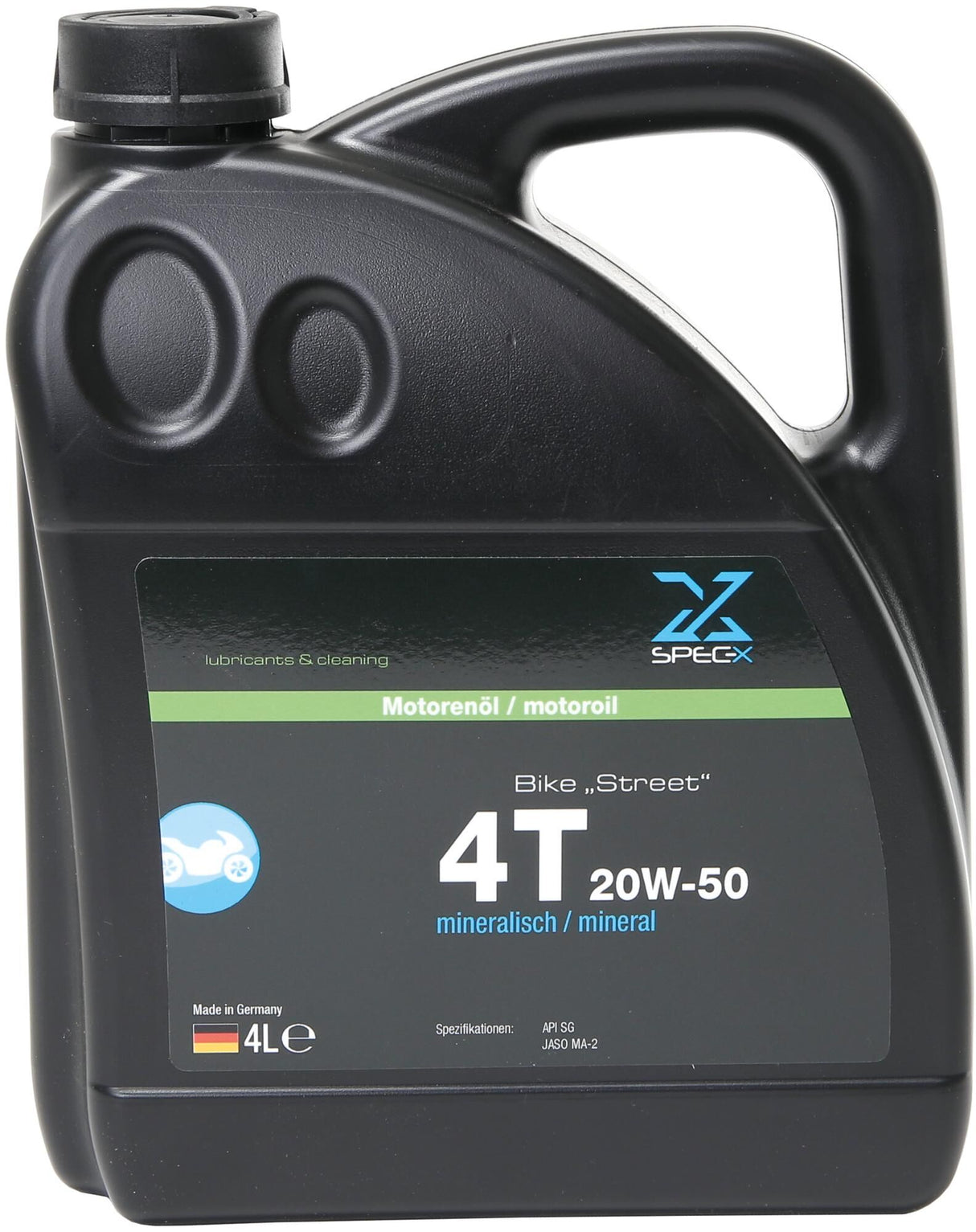 Spec-x motor oil bike 4t street motor oil 4t 20w-50 stre 4l bike