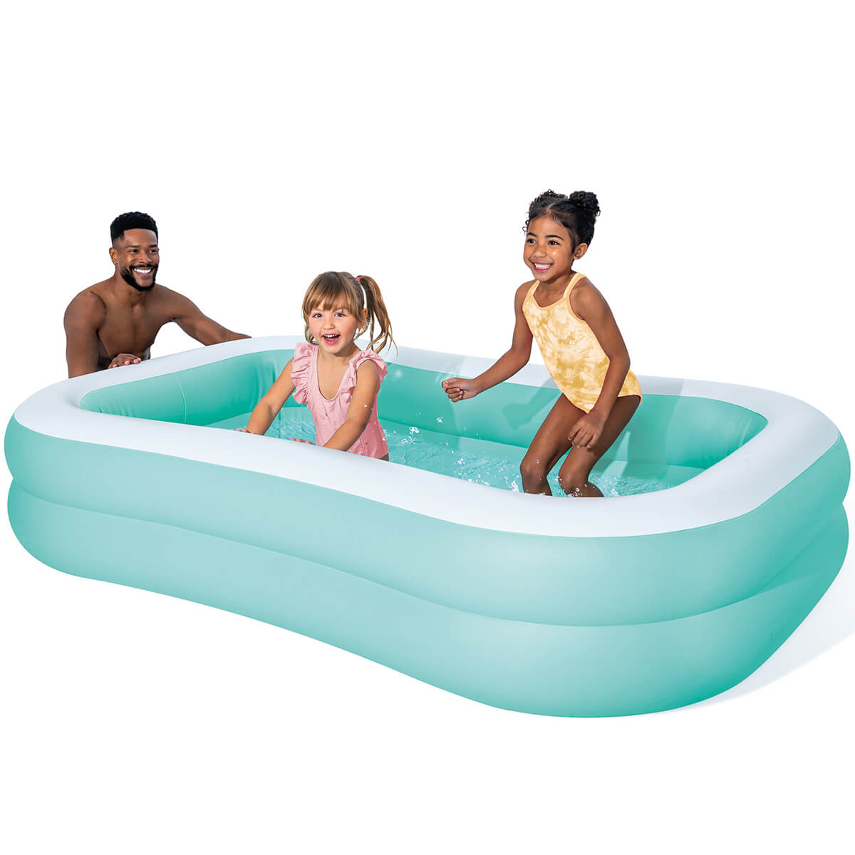 Intex oppustelig swimmingpool familiepool mandarin