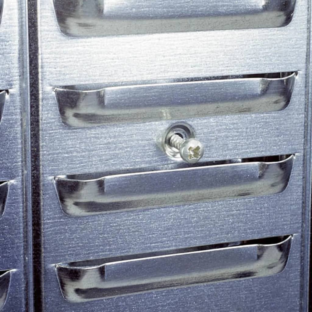 Raaco Warehouse Cajas 2 paneles de pared con 24 bandejas 181228