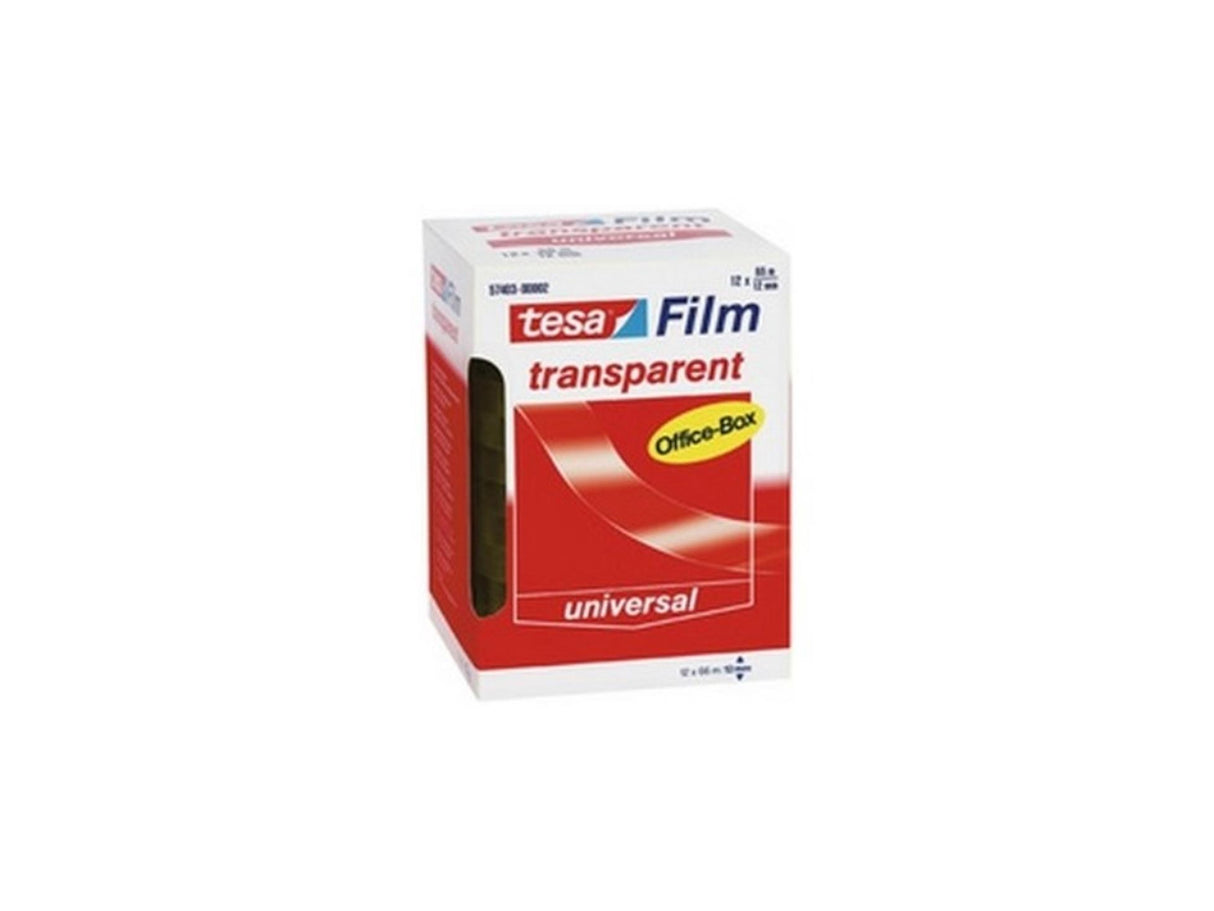 Tesa office film 66m x12mm pk 12