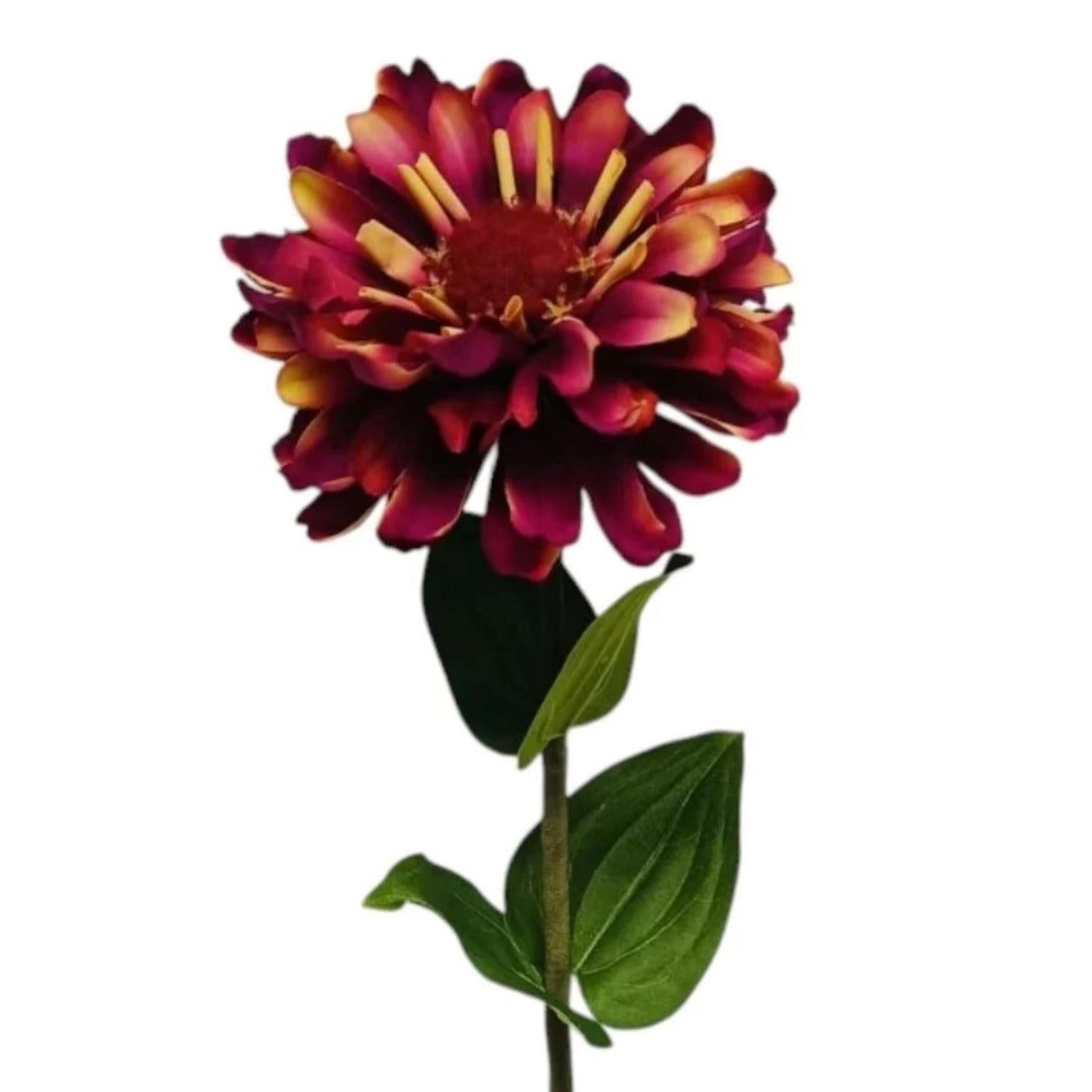 Mansion atmosphere kunstbloem zinnia paars 58cm