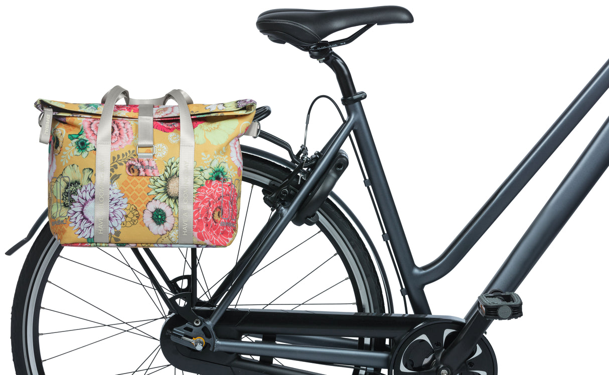 Basil Bloom Field Bicycle Handbag - Durable, compact, jaune