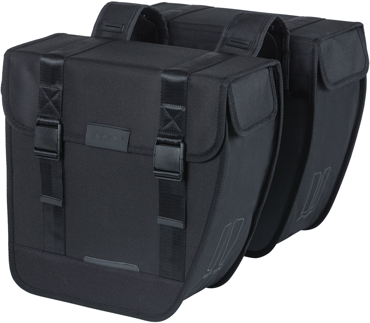 Basil Tour Double Bicycle Borsa - Acqua - Responsabile - 28L - Nero