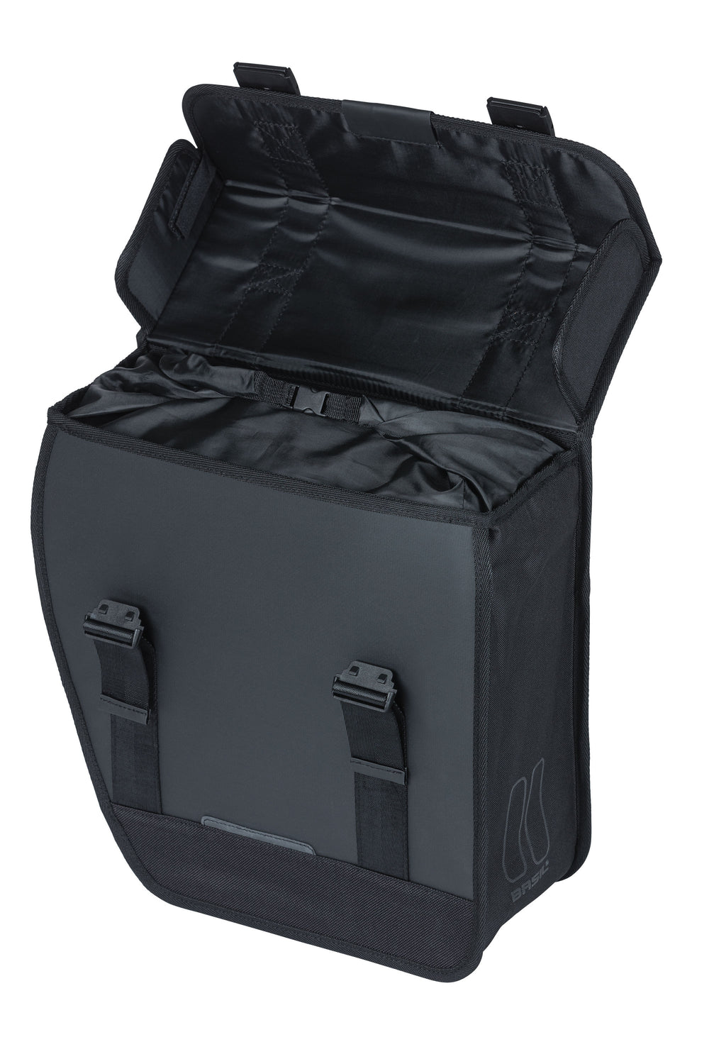 Basil Tour izquierda - Bolsa de bicicleta individual Negro