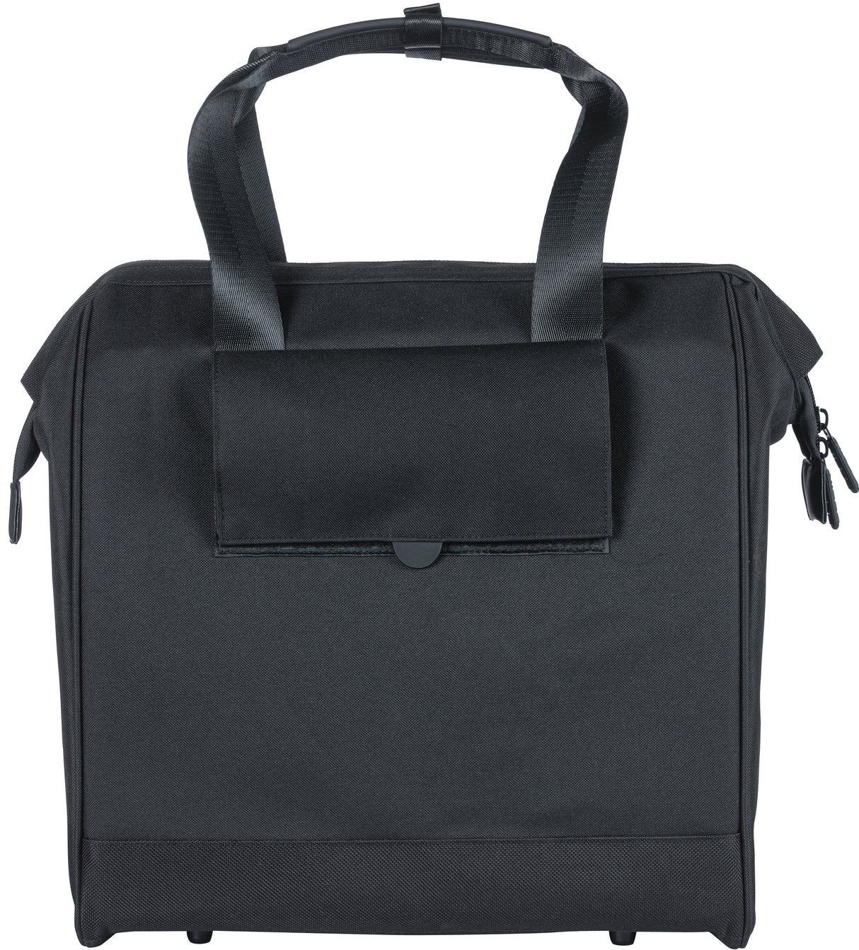 Basil Grand Bicycle Shopper - Bolsa de retorno de agua negra para bicicletas eléctricas, 23L