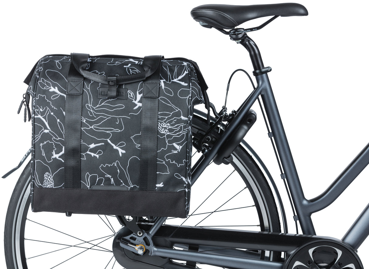 Basil Grand Fietshopper - Black Water -Dispst Torba z laptopem - 23L