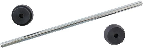 Bike lift accessories for balancing and alignment devices, cone shaft 15 mm + adaptor f. 12 mm shaft