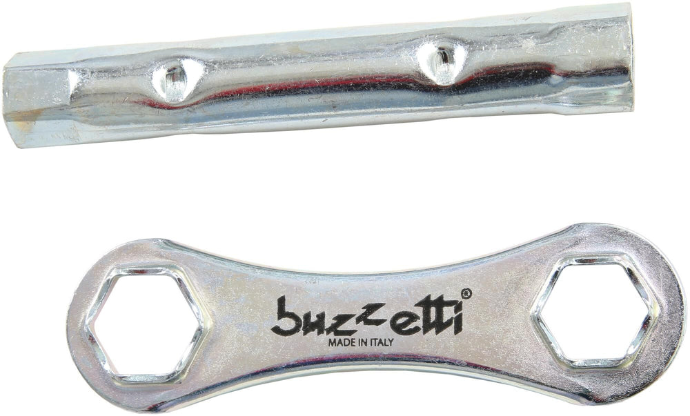 Buzzetti spark plug wrench candle key 16 18mm 140mm long