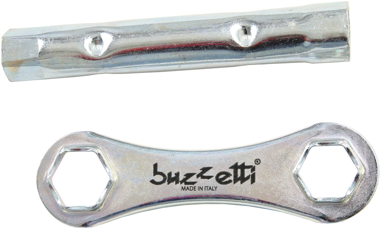 Buzzetti spark plug wrench candle key 16 18mm 140mm long