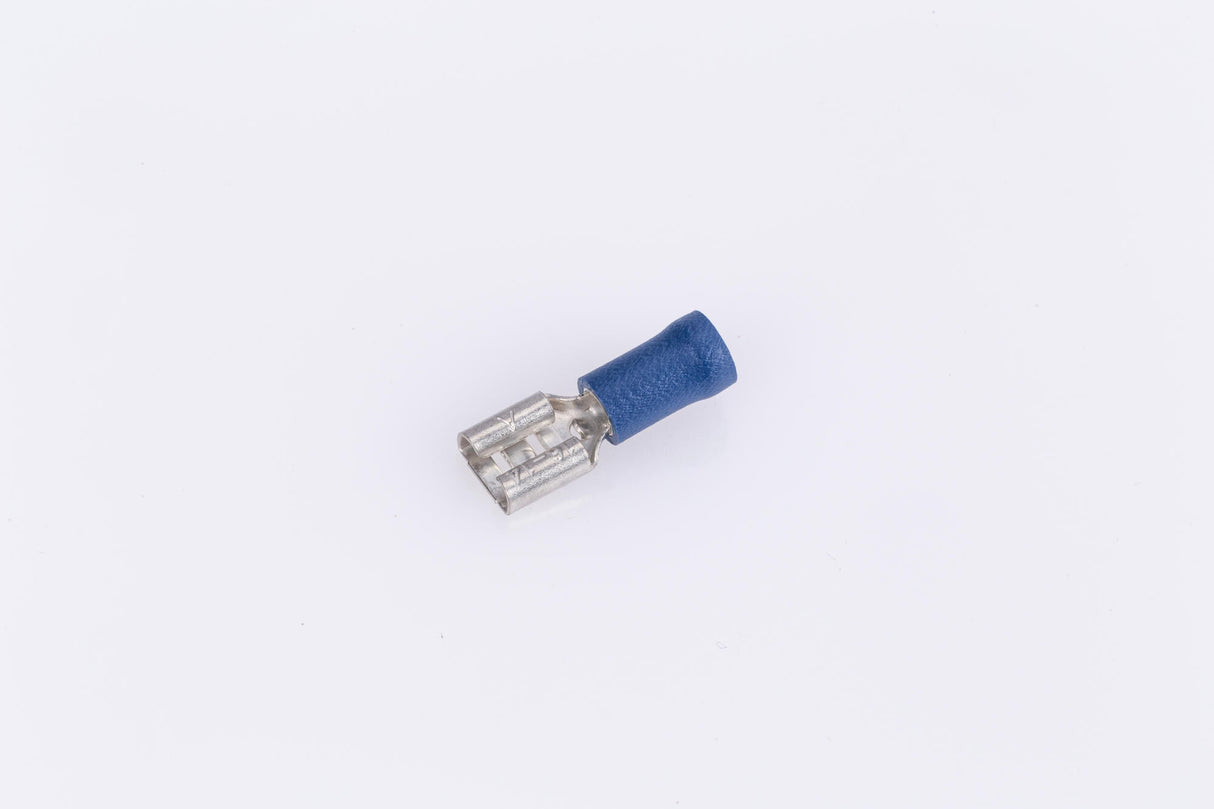 Spahn bananenstekker flat plug-in sleeve insulated blue 100pcs.