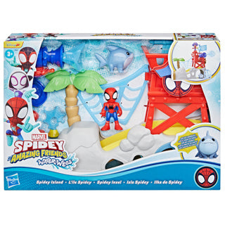 Spidey and friends spidey island playset