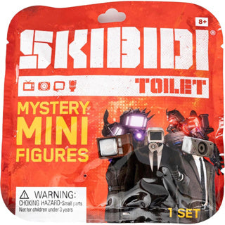 Skibidi toilet minifigure 6cm | 24 stuks