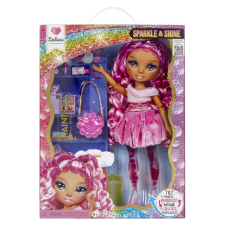 Mga entertainment rainbow high sparkle shine fashion doll pink