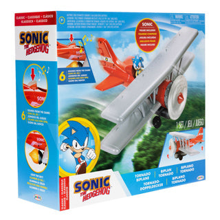 Outras marcas Sonic Tornado Biplane incluindo figura de 6,5 cm