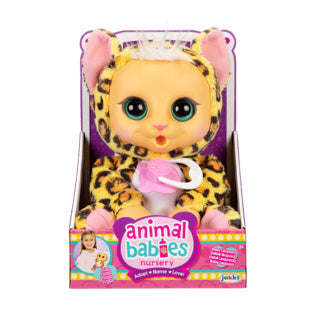 Jakks animaux bébés léopard + son