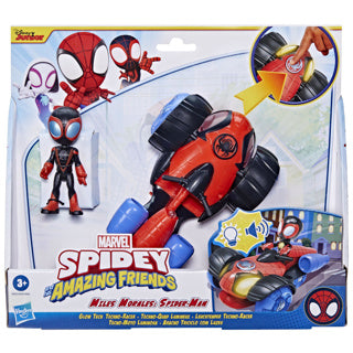 Hasbro Spidey und seine erstaunlichen Freunde glühen Tech Web-Crawler und Spidey Actionfigur