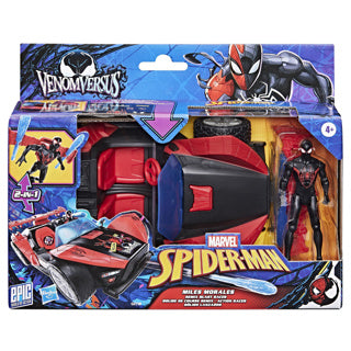 Marvel spiderman venom versus miles remix blast racer