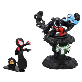 Hasbro Marvel Stunt Squad Play Set Venom vs Miles Morales medio assortito | 4 pezzi