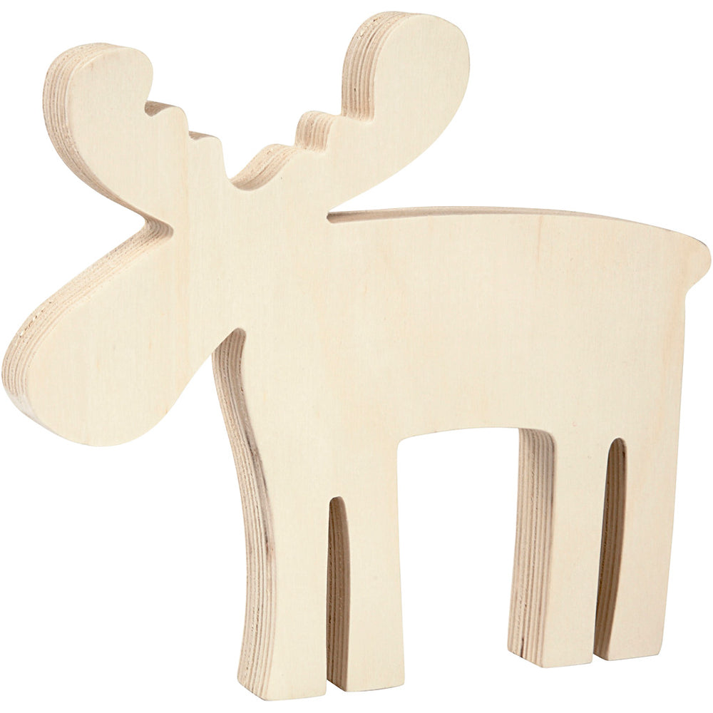 Creativ company elk, size 15x14 cm, thickness 16 mm, 1 piece