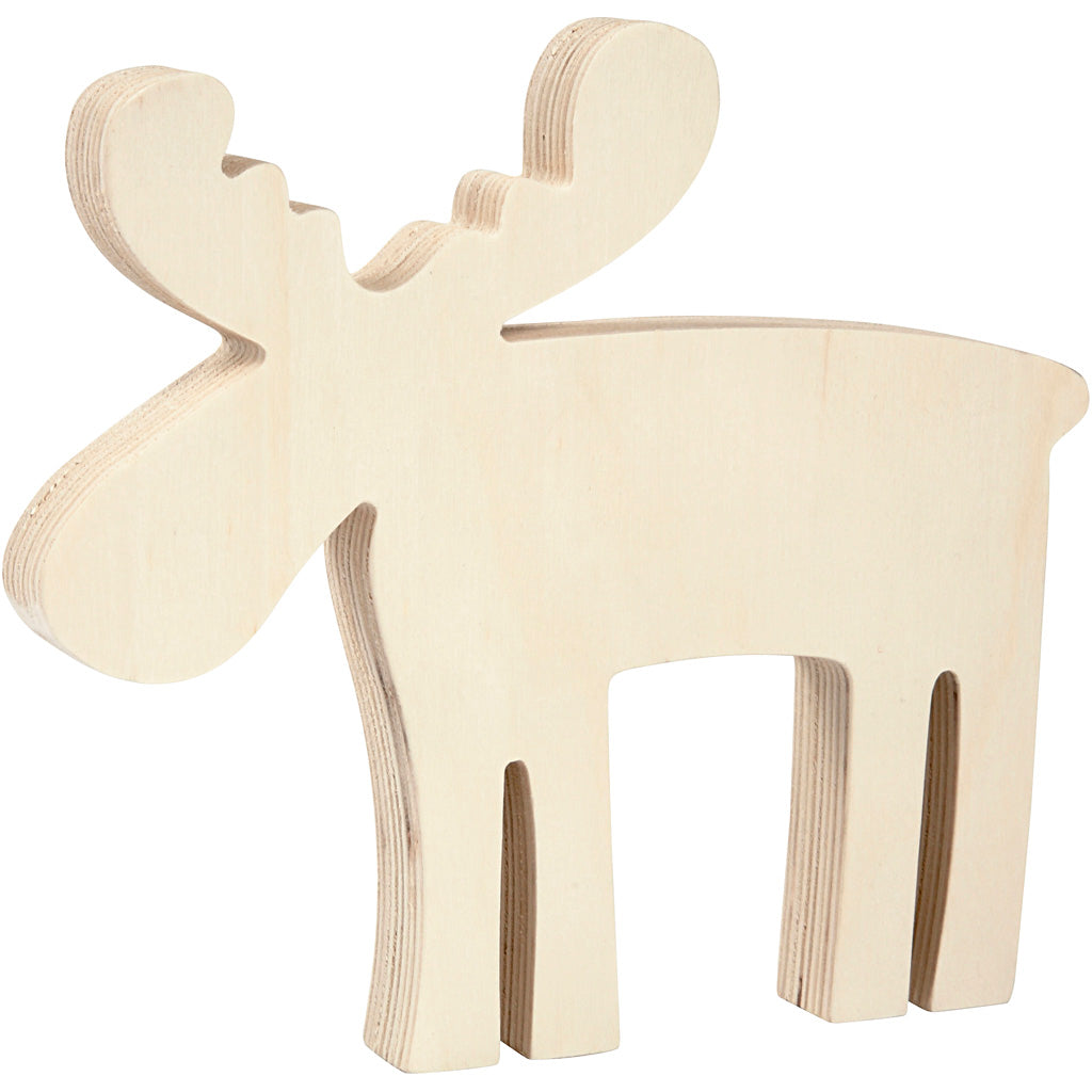 Creativ company elk, size 15x14 cm, thickness 16 mm, 1 piece