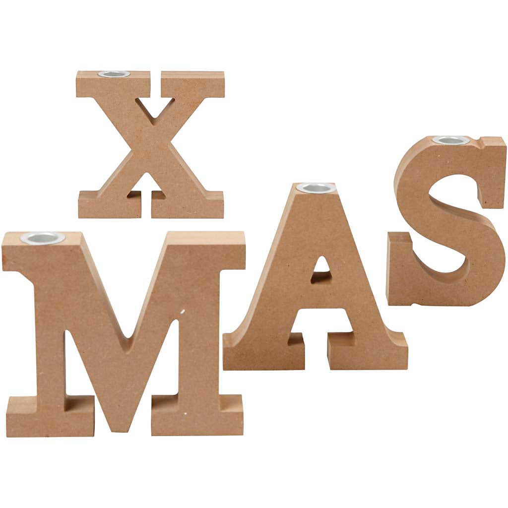 Creativ company candlestick, height 14.5 cm, thickness 3.2 cm, 4 pieces in 1 box