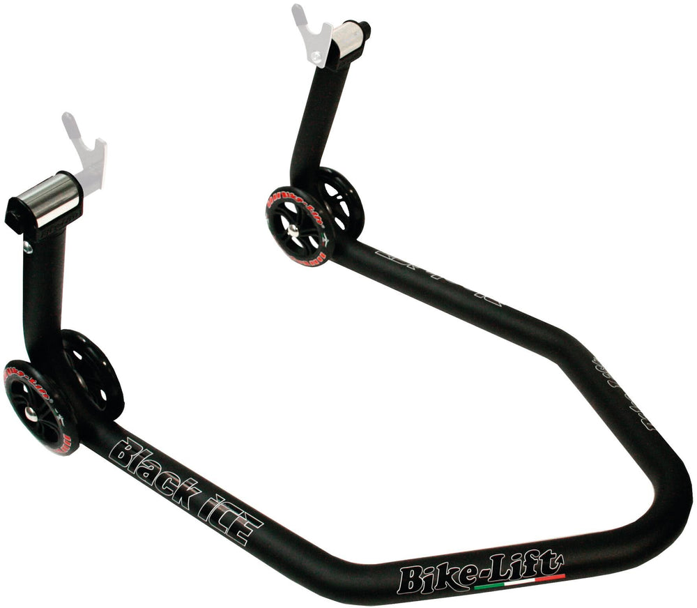 Bike-lift bike lift paddock stand black ice bi-rs assembly test rear univ. black ice