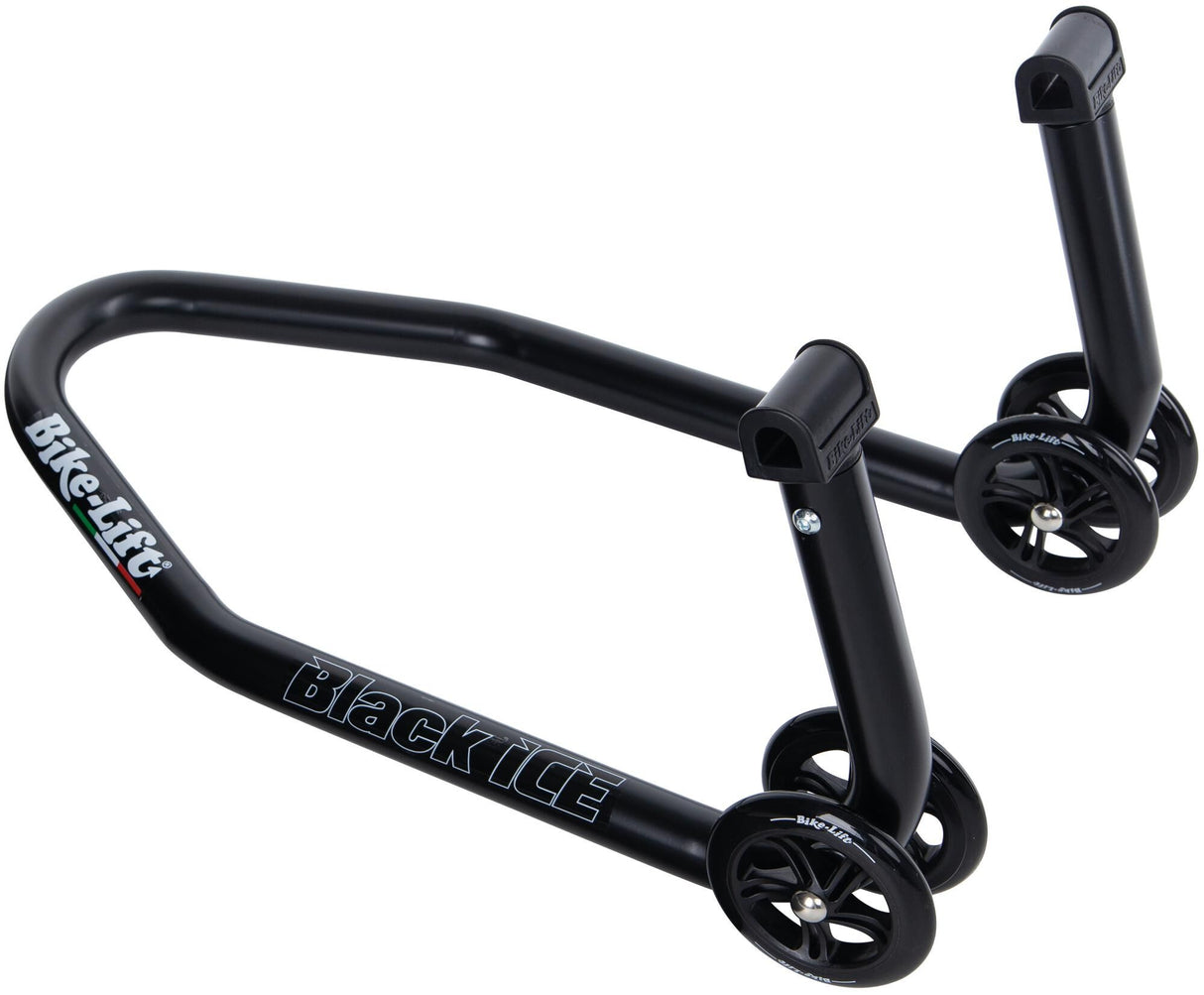 Bike-lift bike lift paddock stand black ice bi-fs assembly test. front university black ice