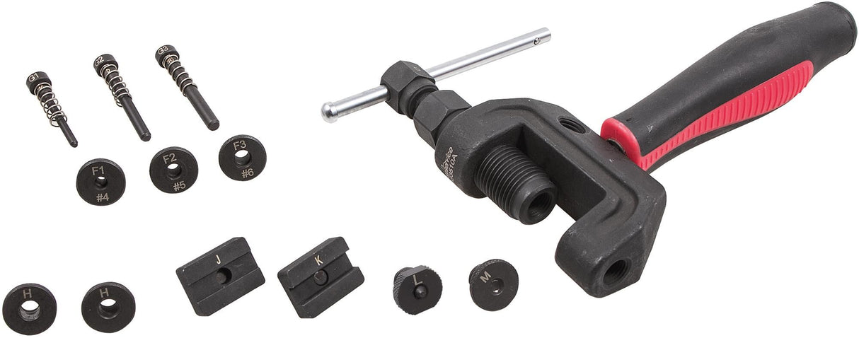 Bikeservice chain breaking and riveting tool set eco montgwrkzstz chain bst 13tlg